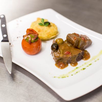 oeuf braisé côté sud et bourguignogne