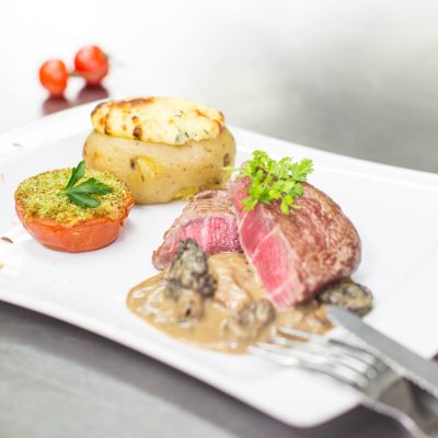 Filet de boeuf aux morilles