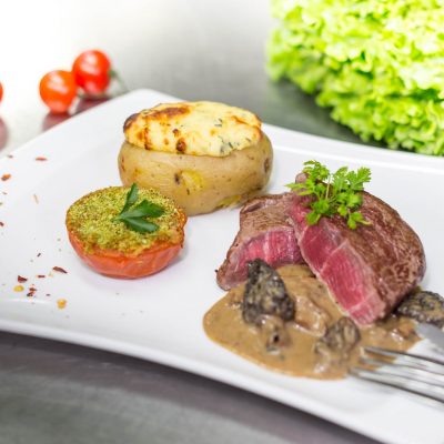 Filet de boeuf aux morilles